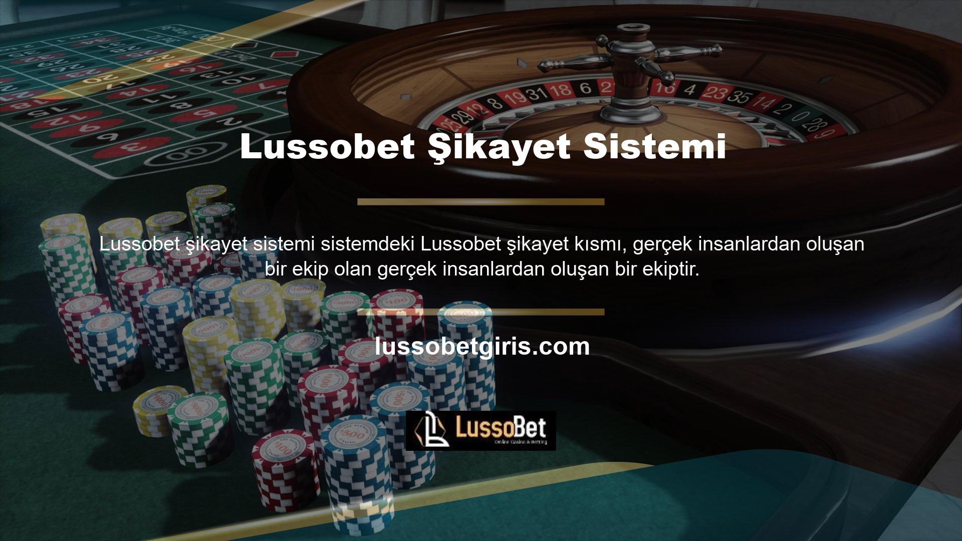 Bu şikayetler, Lussobet kullanıcı incelemelerinin Lussobet organizasyonunun güvenilir ve daha az riskli bir alanı olması nedeniyle çok az şey verilmiş olsa da, bilinçsizin farkında olmak veya teknik kesintilerin neden olduğu gecikmelerin farkında olmak için bazı bilinçsiz durumlarda kurulmuştur
